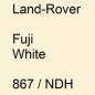 Preview: Land-Rover, Fuji White, 867 / NDH.